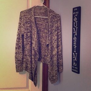 Charlotte Russe thick brown cardigan